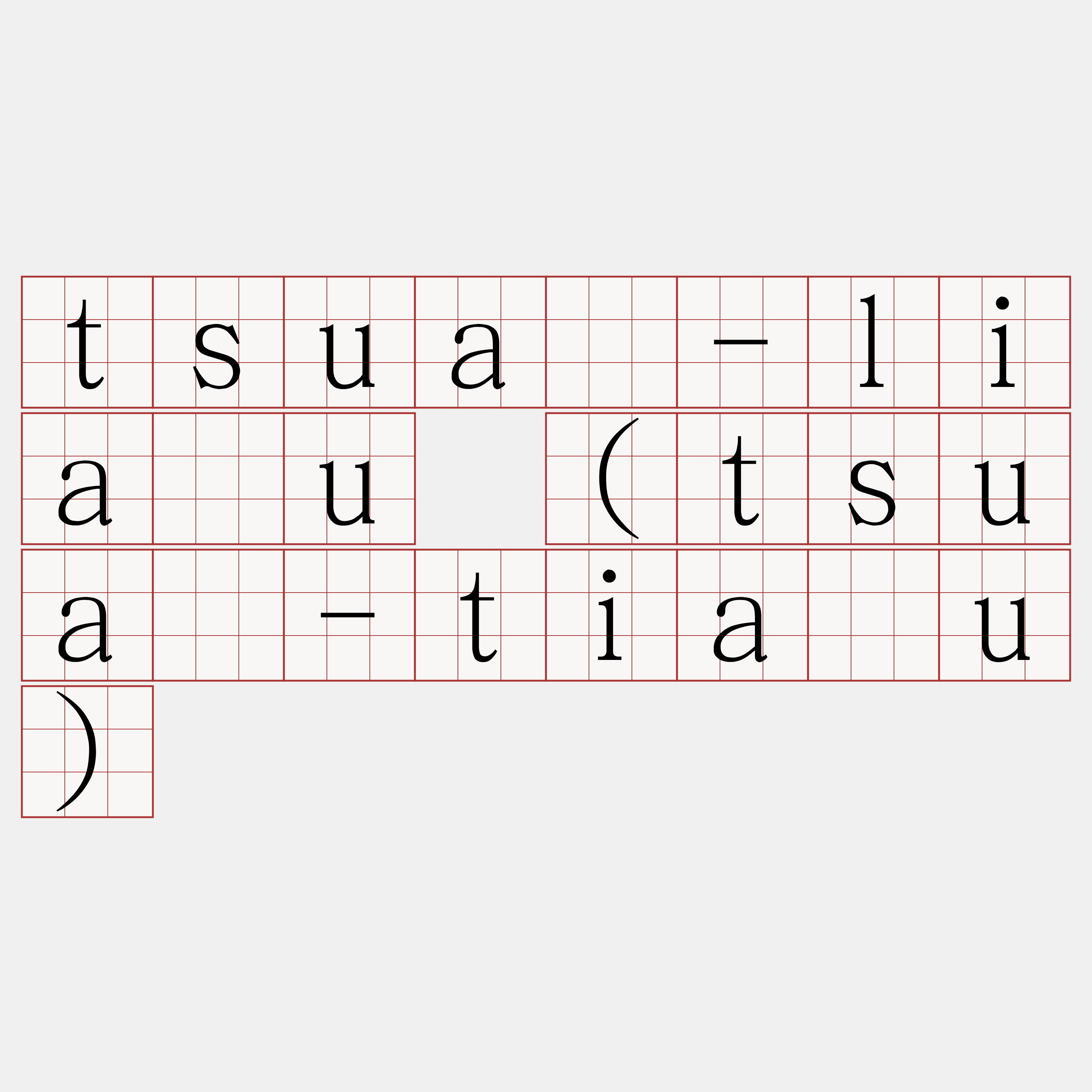 tsuá-liâu (tsuá-tiâu)